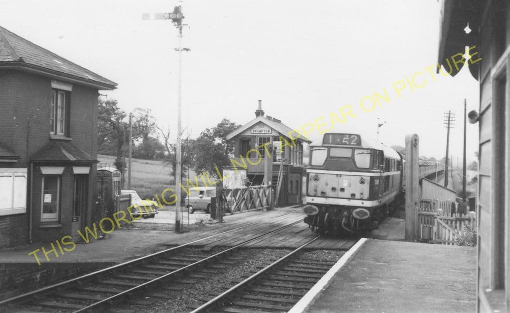 Brampton to Geldeston 13 Lowestoft Line Beccles Railway Station Photo 